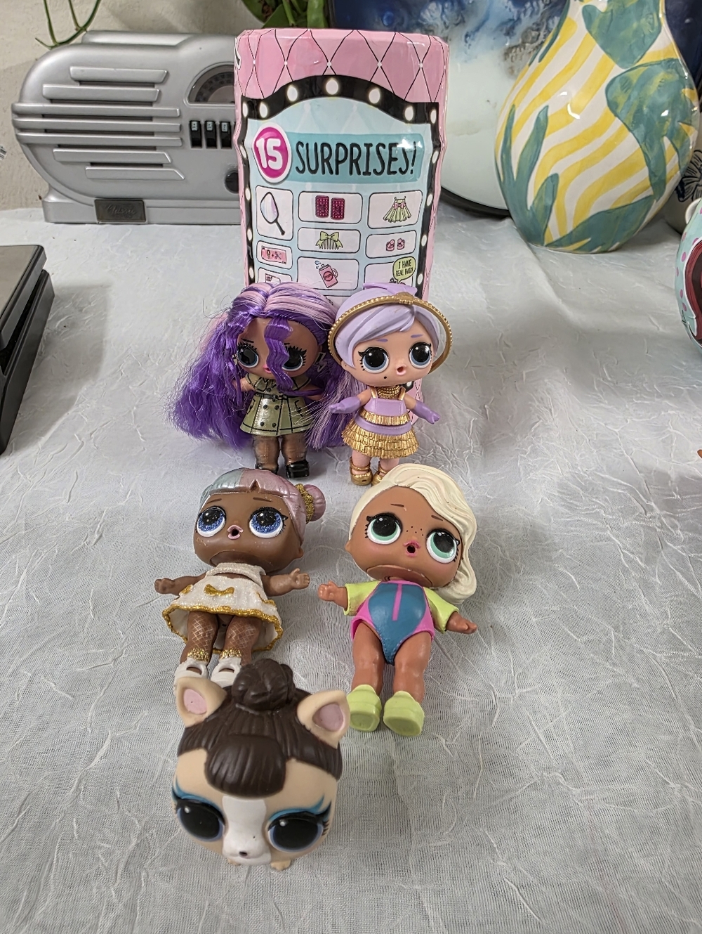 LOL Surprise!! Doll HAIRGOALS Makeover Series 4 Dolls 1 Pet.